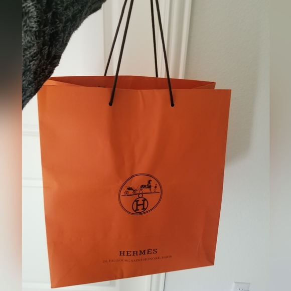 EXTRA LARGE Hermes Bag Empty Gift Bag Shopping Bag - Picture 2 of 15
